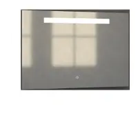 Brauer Garnet Spiegel 140x70cm - LED Verlichting Boven - Glas - Rechthoekig - Spiegels, Badkamerspiegels - 8720359338518