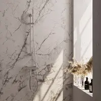 Brauer Douchekraan Opbouw Chrome Edition Met Glijstang Chroom (Keuze Handdouche)