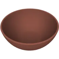 Arcqua Waskom prince opbouw 38x14 cm rond mat terracotta