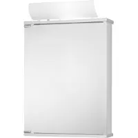 Van Marcke GO Spiegelkast entro 50x74x14 cm mdf verlichting wit