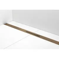 Easy drain Douchegoot R-Line Clean 90cm Brushed Bronze