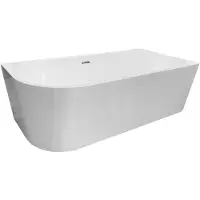 Arcqua Ligbad Patia Back To Wall 170x80 Acryl Glans Wit Rechts