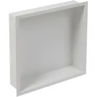 Plieger Inbox inbouwnis met flens 30x30x7.5cm waterproof RVS