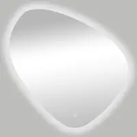 Best design Spiegel ballon asymmetrisch 120x120 cm met led verlichting rondom en one-touch bediening