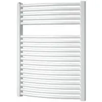 Boss & Wessing Designradiator bws odro gebogen met zijaansluiting 76,4x58,5 cm 528 watt mat wit