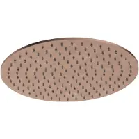 Hotbath Hoofddouche cobber opbouw 30 cm geborsteld koper pvd