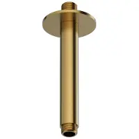 Hotbath ACE plafondarm 15cm messing geborsteld PVD