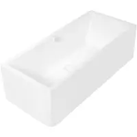 Polysan Marlene Curve R MONOLITH rechthoekig bad 175x75x63cm, wit