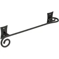 Metaform Rebecca Handdoekhouder 30cm, zwart