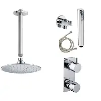 Boss & Wessing ACTIE Inbouw Regendouche | Cemal | Rechthoek Plafonduitloop | Chroom
