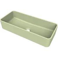 Arcqua case opbouw waskom rechthoek 60x26 mat pastel groen
