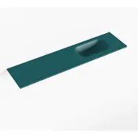 Mondiaz eden smag solid surface inleg wastafel voor toiletmeubel 90 cm. Positie wasbak rechts
