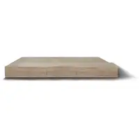 Gliss Design Wastafelblad massief hout rechte afwerking 120 cm olie wit