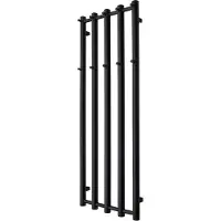 TVS Designradiator kiro 5 zwart 140x51.5 cm