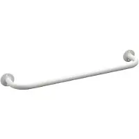 Aqualine White Line Handdoekhouder 50cm, wit