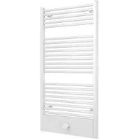 Boss & Wessing Designradiator BWS Locco Middenaansluiting 121,5x60 cm 660 Watt Donkergrijs Structuur