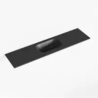 Mondiaz EDEN Urban solid surface inleg wastafel voor toiletmeubel 90cm. Positie wasbak midden