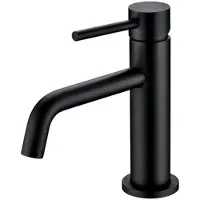 Van Marcke Wastafelmengkraan Cocoon - Lage Uitloop - Zwart Mat - 16,4cm