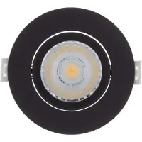 Sanimex Inbouw LED-spot 4 Stuks Njoy IP44 Dimbaar 6W 430 Lumen Zwart