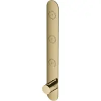 Hotbath Douchethermostaat Cobber Inbouw 3 Pushbuttons Gepolijst Messing PVD (excl. inbouwdeel)