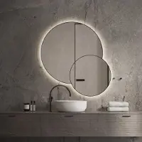Martens & Meijer Spiegel Arizona 100x60 cm met Verlichting Geborsteld Brons