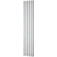 Plieger Designradiator trento 814 watt middenaansluiting 180x35 cm antraciet metallic