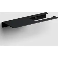 Clou Toiletrolhouder Fold 3 x 27,7 cm Mat Zwart