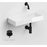 Clou Fonteinset mini wash me incl. Toebehoren 7x45 cm glanzend wit