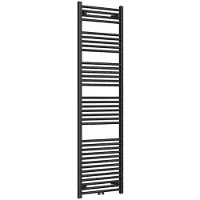 Boss & Wessing Radiator bws saniro 60x180 cm middenaansluiting mat zwart
