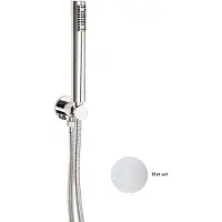 Sanimex Handdoucheset giulini met ophanghaak en doucheslang mat wit