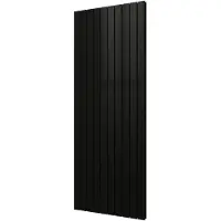 Plieger Designradiator Cavallino Retto Dubbel 2146 Watt Middenaansluiting 200x75,4 cm Antraciet Metallic