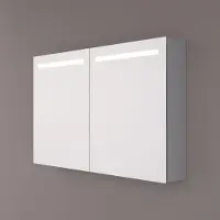 HiPP Spiegelkast design spk 51000 rechthoek met verlichting incl. Spiegelverwarming en stopcontact