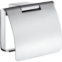 Smedbo Air Toiletrolhouder Met Klep - Chroom - Accessoires, Toilet accessoires, Toiletrolhouders - 7391447045840