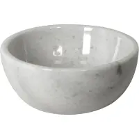 Plieger Mini Round waskom - 26x26x12cm - marmer wit
