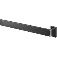 Haceka Handdoekhouder Edge Enkel Draaibaar 39 cm Geborsteld Grafiet