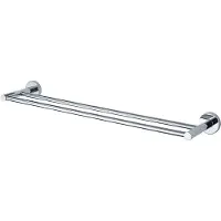 Haceka Kosmos dubbele handdoekhouder 80cm chroom