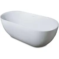Luca Vrijstaand Ligbad Sanitair Primo Acryl 170x78x60 cm Glans Wit (inclusief afvoer en sifon)