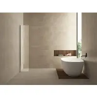 Wiesbaden Zijwand scharnierend 40 cm met muurprofiel nano 10 mm