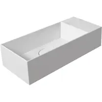 Salenzi Fontein spy 45x20 cm glans wit zonder kraangat