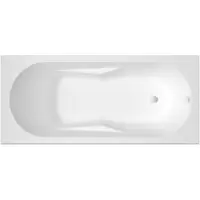 Riho Ligbad Lazy 170x75 cm Bedieningsknop Midden Wit Glanzend