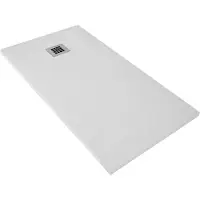 Boss & Wessing Douchebak bws elsa composiet anti-slip 100x100x3 cm mat wit