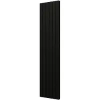 Plieger Designradiator cavallino retto dubbel 1287 watt middenaansluiting 200x45 cm zwart