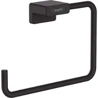 Hansgrohe AddStoris handdoekring zwart mat
