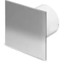 Boss & Wessing Badkamer Ventilator Pro Design Nalooptimer Vochtsensor 125mm 170m3 Vlak RVS
