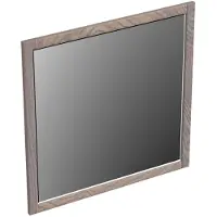 Forzalaqua Spiegel Gela 80x2x80 Cm Rechthoek Eiken Silver Grey