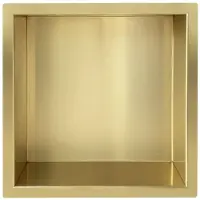 Boss & Wessing Inbouwnis BWS Incorporado 30x30x7 cm Geborsteld Messing Goud