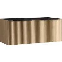 Wiesbaden Onderkast ribbella met 2 laden 2 uitsparingen 120x45 cm naturel eik