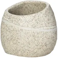 Sapho Tandenborstelhouder Little Rock Vrijstaand 8.9x8.3x7.7 cm Polyresin Beige