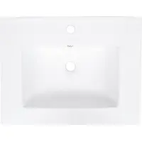 Differnz Bolo badkamermeubelset 61x50x46cm FSC MFC board / Wit keramiek Wit hoogglans