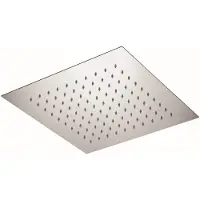 Bellezza Bagno Hoofddouche Belleza Bagno ClipOn Inbouw Regendouche Vierkant 34x34 cm Chroom